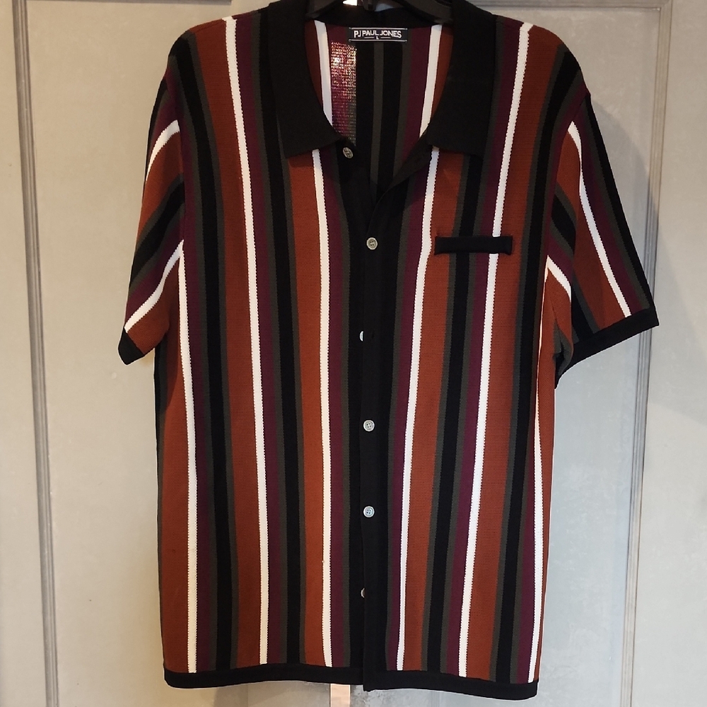 Paul & Shark Men's Striped Casual Shirt
